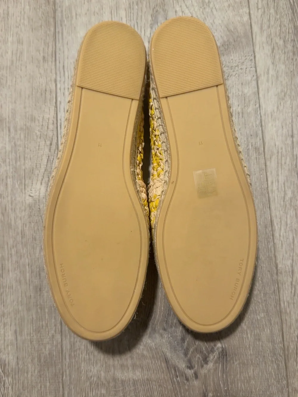 Tory Burch woven raffia